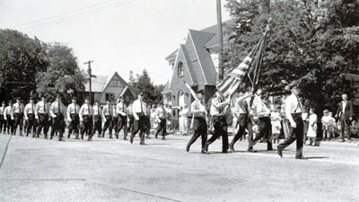 Teaneck Police Marching