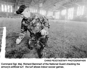 Armory's artificial turf