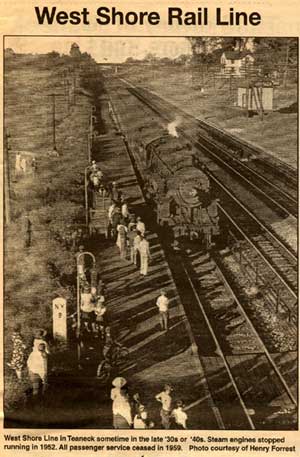 West Shore Line in Teaneck
