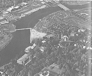 air view of Teaneck campus
