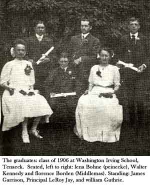 Class of 1906 at Washing Irving School, Teaneck
